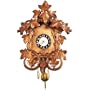 9 Inch Leaves and Scrolls Cuckoo Clock Material - Wood