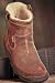 Men's Clarks Palisade Waterproof Leather Boots with Sheepskin Lining