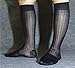Lemo 3 PAIRS Men's 100% Nylon Sexy Knee High Long Sheer Socks