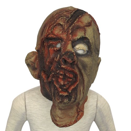 Gory Face /Horror Rubber Full Head Mask Trick Toy Costume for Halloween Masquerade Party (6513-6)