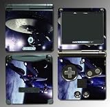 Star Trek USS Enterprise Game SKIN #2 Nintendo GBA SP
