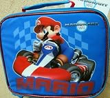 Mario Kart Racing Wii Lunch Box Blue