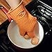 O2shine Silicone BBQ Gloves-Heat Resistant-Good for Grilling/Boiling/Baking-Light/Flexible