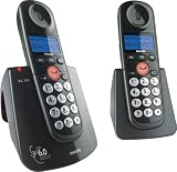 Philips XL3402B 2 Handset Cordless Phone with Simple Big Button Operation