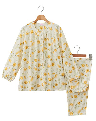 (グンゼ)GUNZE 婦人フェミニンパジャマ(保湿)長袖長パンツ(スムース・スキンタッチ加工)