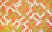 Links Rug in Lotus Green & Persimmon Orange