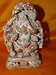 Ganesha Statue Dancing Under Five Hood Serpent Ganesh Idol Hindu Sculpture India God 8"