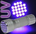 UV Licht 21 LED ALU Taschenlampe Lampe Leuchte Modell ELECSA 1122