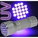 UV Licht 21 LED ALU Taschenlampe Lampe Leuchte Geocaching Modell ELECSA 1122