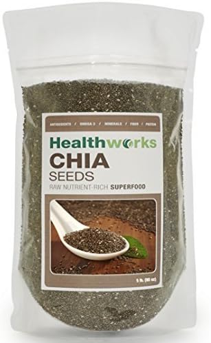 Healthworks Chia Seeds 5 Pounds by Alive and Aware Natural Health