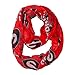 Littlearth NCAA Georgia Bulldogs Sheer Infinity Scarf, Team Color, 70” x 25”