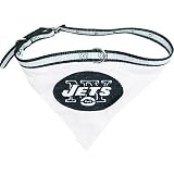 Pets First New York Jets Pet Bandana Collar Medium