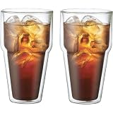 Bodum Rigi Stacking Double-Wall Thermo Glass, Set of 2, Large by Bodum
