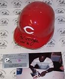 Joe Morgan Autographed/Hand Signed Cincinnati Reds Mini Helmet with HOF 90 Inscription