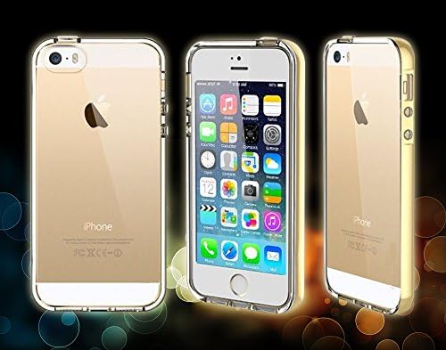 iPhone 6 (4.7) Case, Waloo LED Light up Case Uses Flash from Camera (Gold)