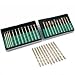 32Pc Diamond Bur Twist Drill Bits Set 1/8" Shank Tools