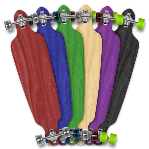 YOCAHER Drop Through Complete Longboard Professional Speed Skateboard