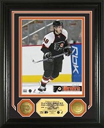 Daniel Briere Photomint with 2 24KT Gold Coins - Philadelphia Flyers Plaque