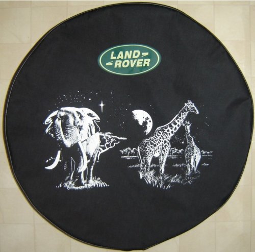 Land Rover Discovery Jungle Scene Spare Tire Cover