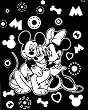 Mickey,Minnie & Pluto Coloring Board
