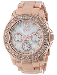 XOXO Womens XO5650 Rose Gold-Tone Bracelet Analog Watch