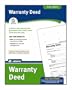 Adams Warranty Deed Form, 8.5 x 11 Inch, White (LF602)