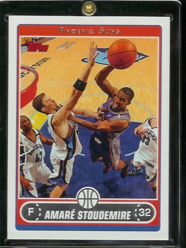 2006 07 Topps Amare Stoudemire Phoenix Suns Basketball Card #55 - Mint Condition - Shipped In Protective ScrewDown Display Case!