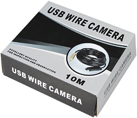 10M 30ft USB Waterproof Endoscope Borescope Inspection Camera Pibe Locator