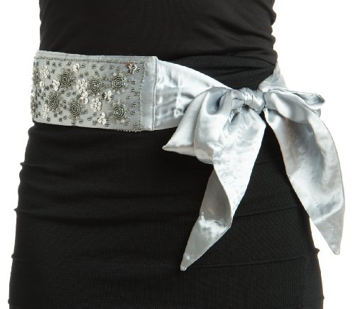 Womens Elegant Bright Bead Detail Sash