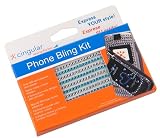 Cell Phone Bling Cyrstal Rhinestone Jewel Sticker Kit - ( Blue & Clear )