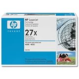Hewlett Packard [HP] No. 27X Laser Toner Cartridge Page Life 10000pp Black Ref C4127X