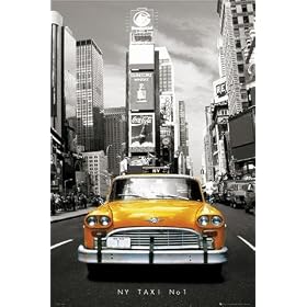 New York - TAxi n�1 - Poster Affiche 91x61cm