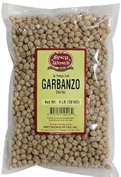 Spicy World Garbanzo (chick Peas), 64-Ounce Pouches (Pack of 4)