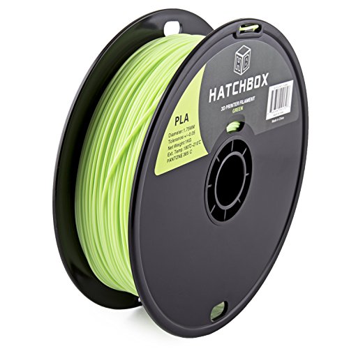 HATCHBOX-3D-PLA1KG175365C-PLA-3D-Printer-Filament-Dimensional-Accuracy--005-mm-1-kg-Spool-175-mm-Green
