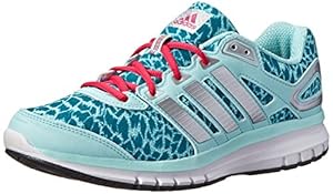 adidas Performance Women's Duramo 6 W Running Shoe, Frost Mint F14/Metallic Silver/Pink Buzz S10, 8 M US
