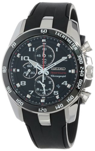 Seiko Men's SNAE87 Sportura Classic Chronograph Watch Seiko Men's SNAE87 Sportura Classic Chronograph Watch