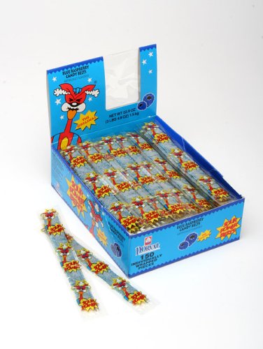 Sour Power Blue Raspberry, Individually Wrapped Belts (Pack of 300) by Raspberry Candy