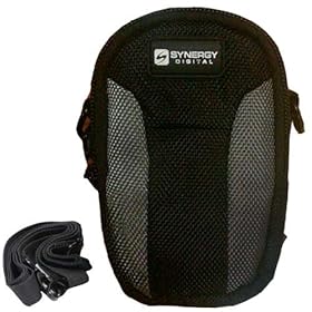 Olympus VH-515 Digital Camera Case Medium to Large Point & Shoot Digital Camera Case, Black / Grey - Replacement by Synergy