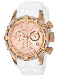 Invicta Womens 16105 Bolt Analog Display Swiss Quartz White Watch