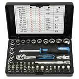 KS Tools 916.0640 TRIPLEplus Steckschl�sselsatz 0,6 cm (0,25 Zoll) hochglanz verchromt 40-teiligvon "KS Tools"