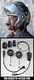 J&M Performance Series Intergrated Headset for N-102 N-Com only, with AeroMike III for H-D HS-ICD279-N102-HO