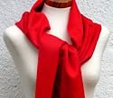 Passigatti - Herrenschal oder Damenschal aus reinem Cashmere - Farbe: rot