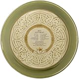 Grasslands Road Celtic 9-Inch Irish Claddagh Soda Bread Dish with Soda Bread Recipe