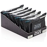 Dude Wipes Flushable Wet Wipes, Unscented, Hypoallergenic with Aloe, 6 Count - The Original Toilet Paper Complement