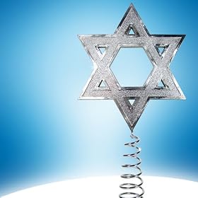 Hanukkah Christmas Tree Topper Ornament Gift - Limited Time Offer - Free Upgrade to 3 DAY Shipping When You Select Standard - $5 Value on us - Act Now - Will Ship by 12/18