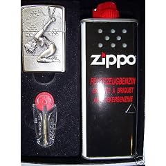 Zippo Feuerzeug Prisoner of Love mit pers�nlicher Gravur Geschenk Set