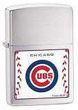 Zippo Chicago Cubs Brushed Chrome Lighter