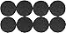 Shepherd Hardware 3602 1-Inch Surface Grip Adhesive Non Slip Pads, 16-Count,Black