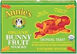 Annie's Homegrown Tropical Treat Organic Bunny Fruit Snacks, 4.0 Ounce Boxes (Pack of 4) by Annie's Homegrown Sale