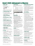 Microsoft Excel 2003 Advanced & Macros Quick Reference Guide (Cheat Sheet of Instructions, Tips & Shortcuts - Laminated)